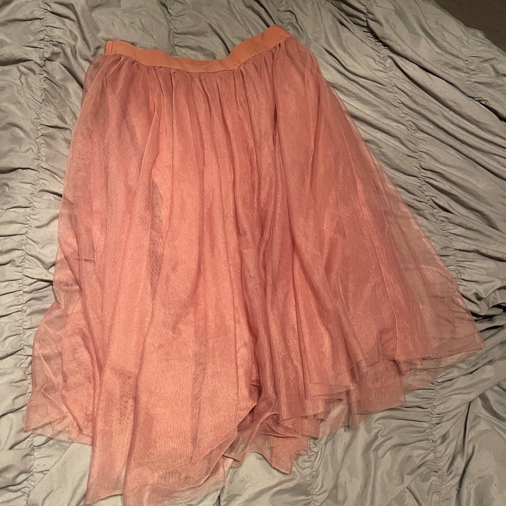 Haute Monde Pink Tulle Skirt